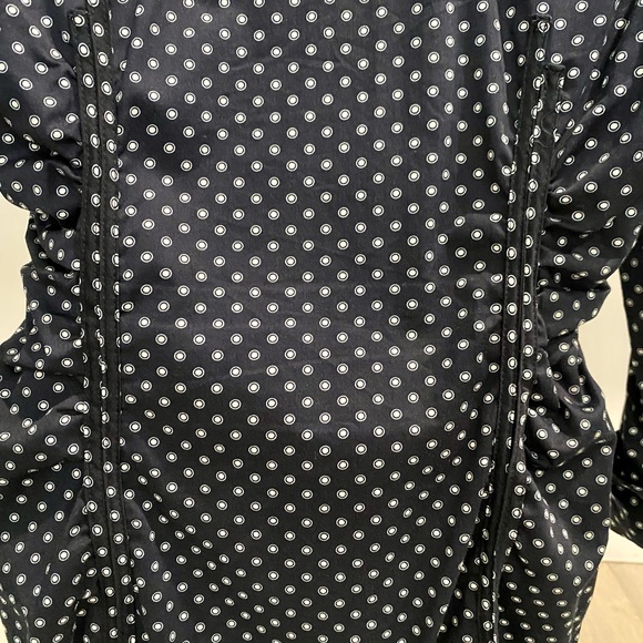 New York & Co Stretch Fitted Printed Button Down - Picture 3 of 5